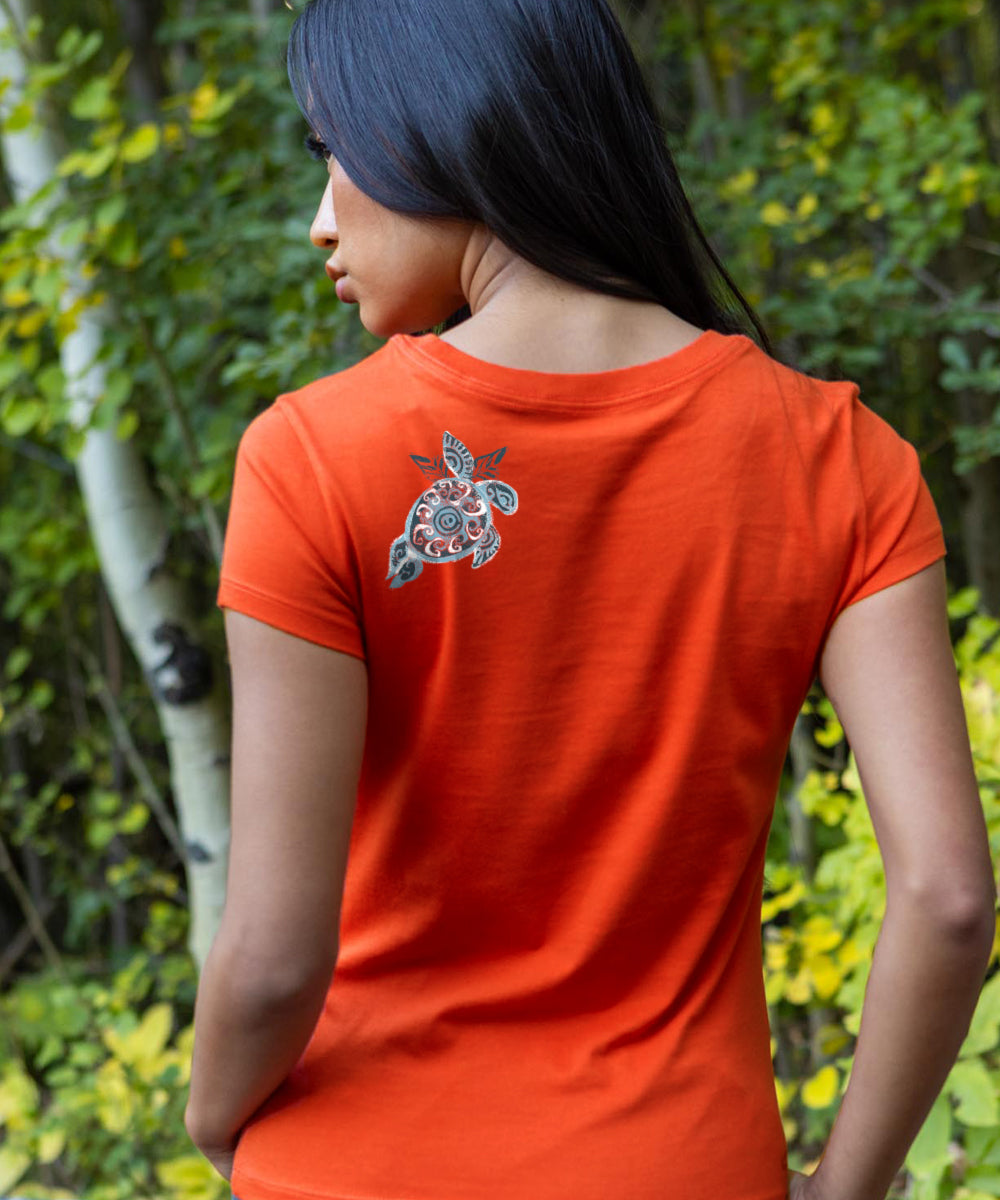 Tapa Turtle - Paprika Short Sleeve Pima T-Shirt