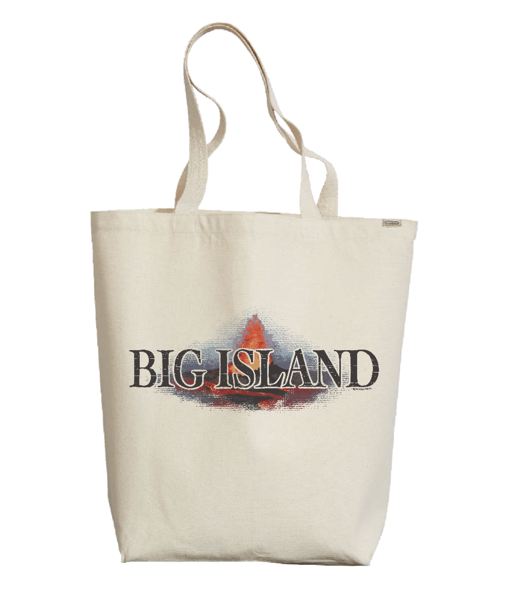Big Island Kilauea - Natural Bags