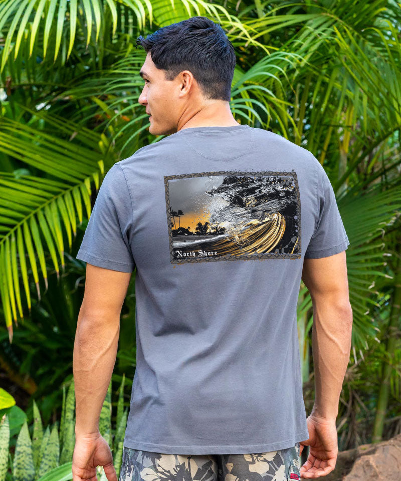 Clark Little Obsidian - Smoke Short Sleeve Pima T-Shirt