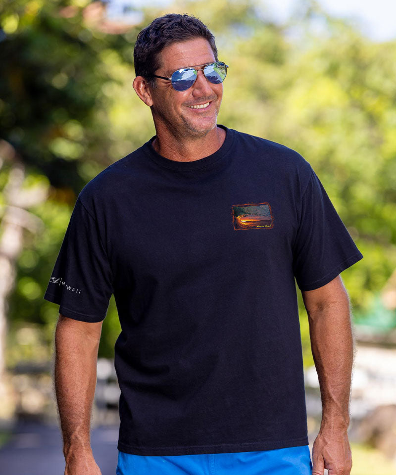 Clark Little Chariots Of Fire - Black Short Sleeve Crewneck T-Shirt