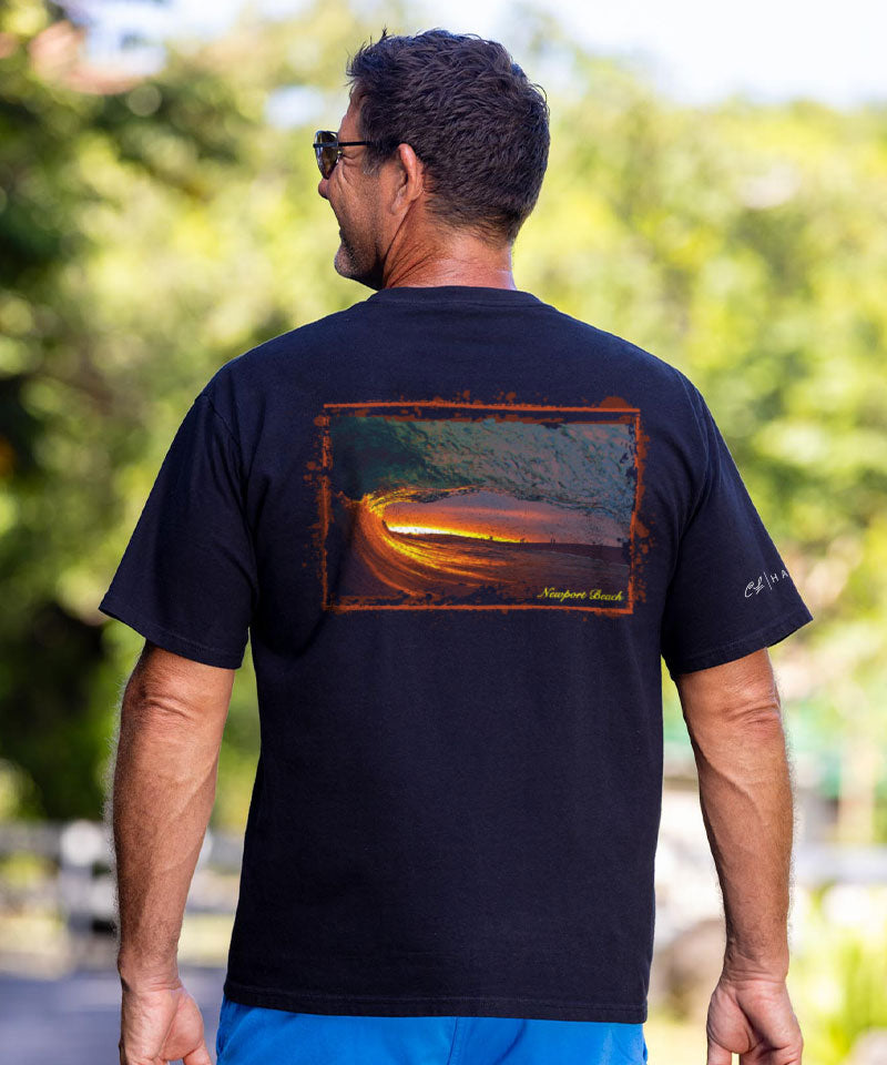 Clark Little Chariots Of Fire - Black Short Sleeve Crewneck T-Shirt