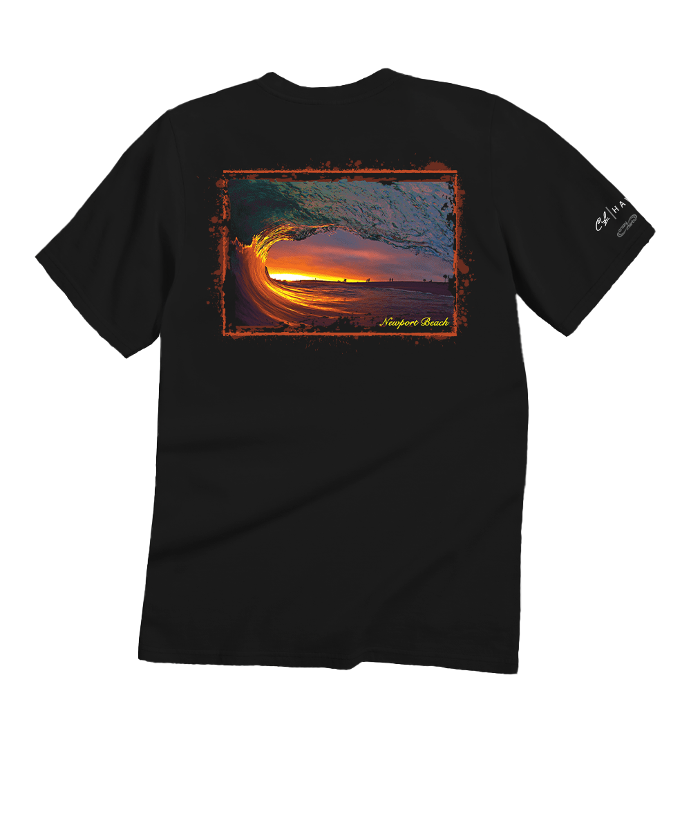 Clark Little Chariots Of Fire - Black Short Sleeve Crewneck T-Shirt