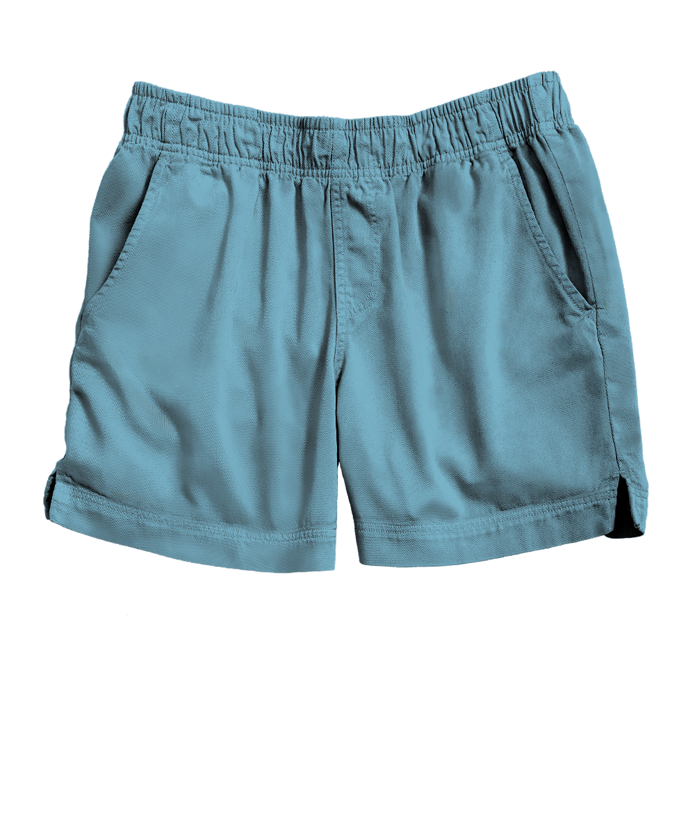Blue shorts on a white background View 16