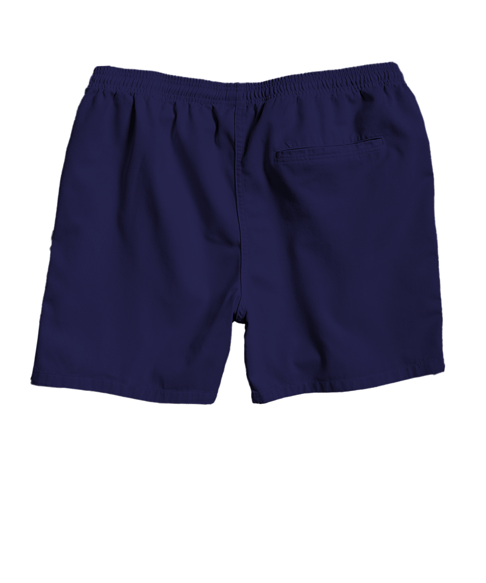 Navy blue shorts on a white background View 4