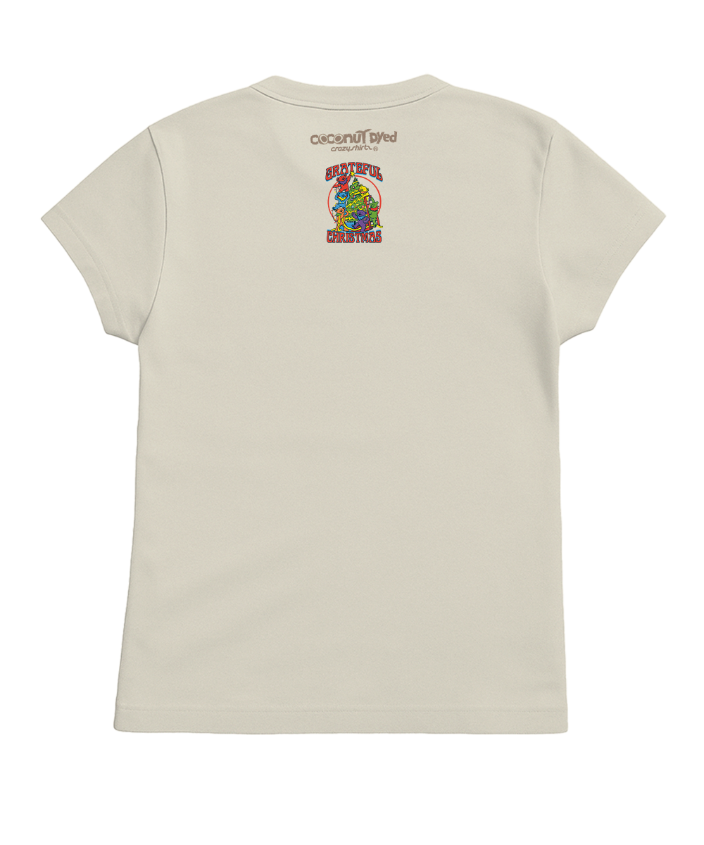 Grateful Dead Setting Up For Santa - Coconut Dyed Short Sleeve Crewneck T-Shirt