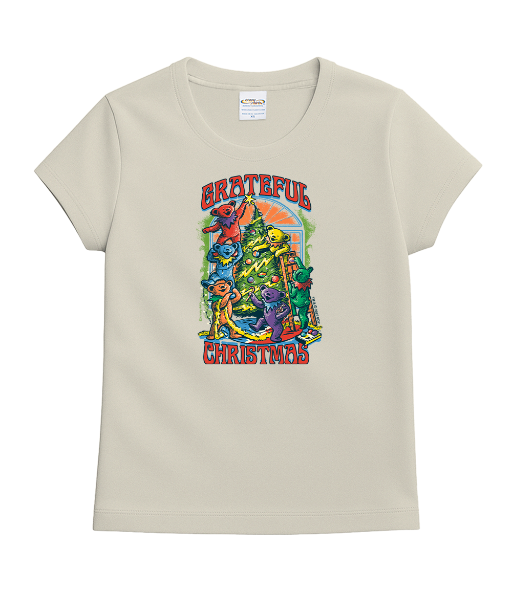 Grateful Dead Setting Up For Santa - Coconut Dyed Short Sleeve Crewneck T-Shirt