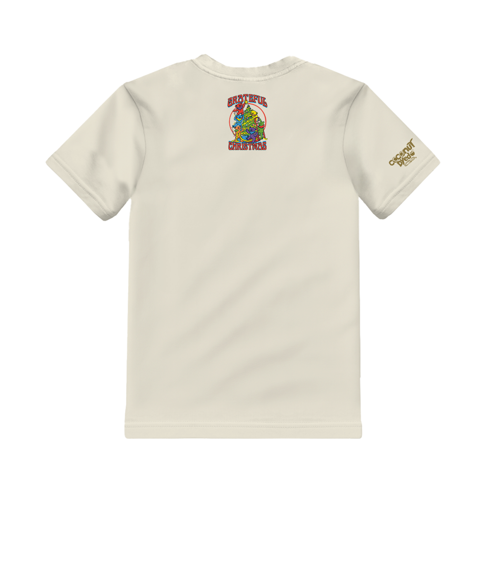 Grateful Dead Setting Up For Santa - Coconut Dyed Short Sleeve Crewneck T-Shirt