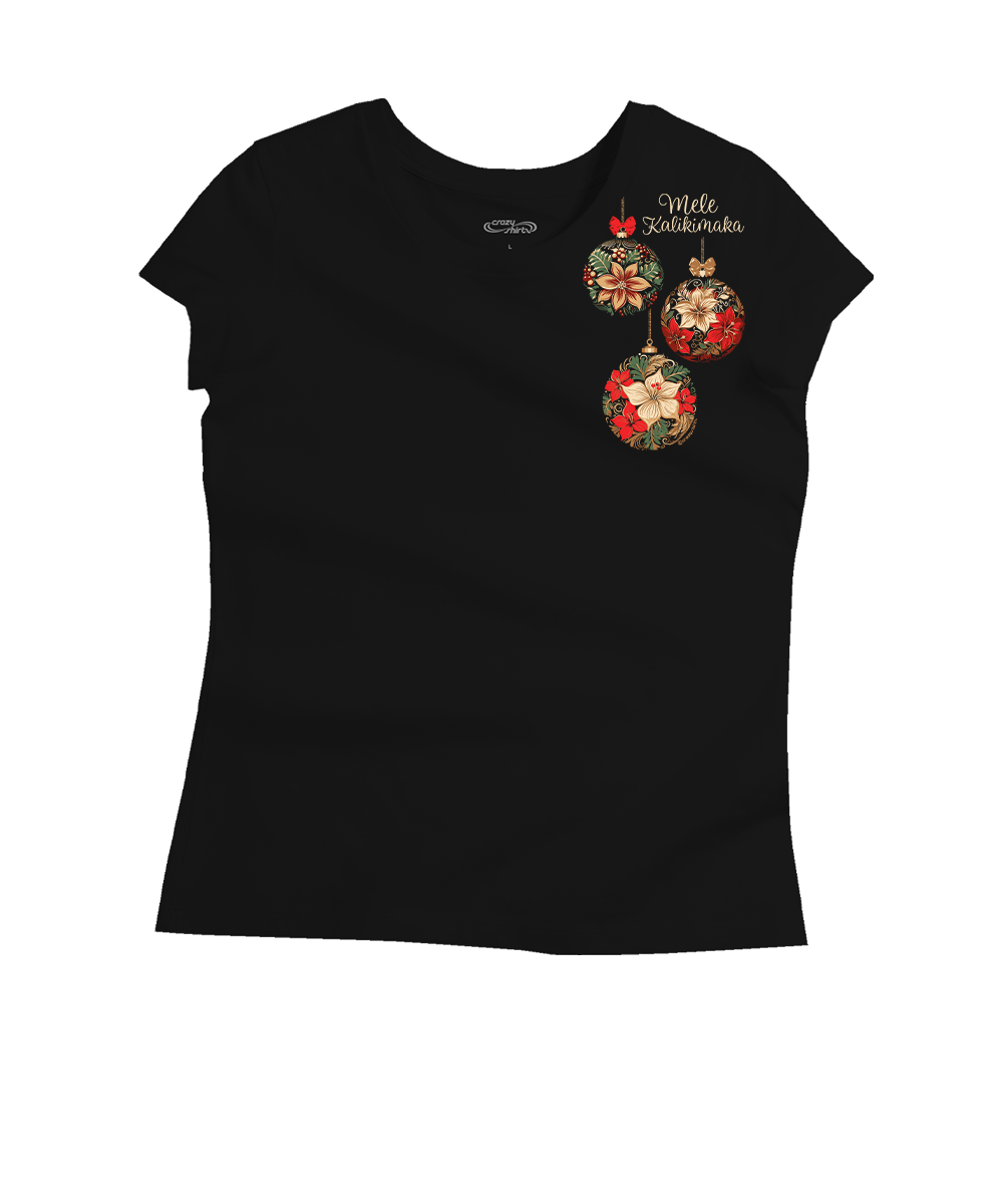 Hawaiian Ornaments - Jet Black Short Sleeve Pima T-Shirt