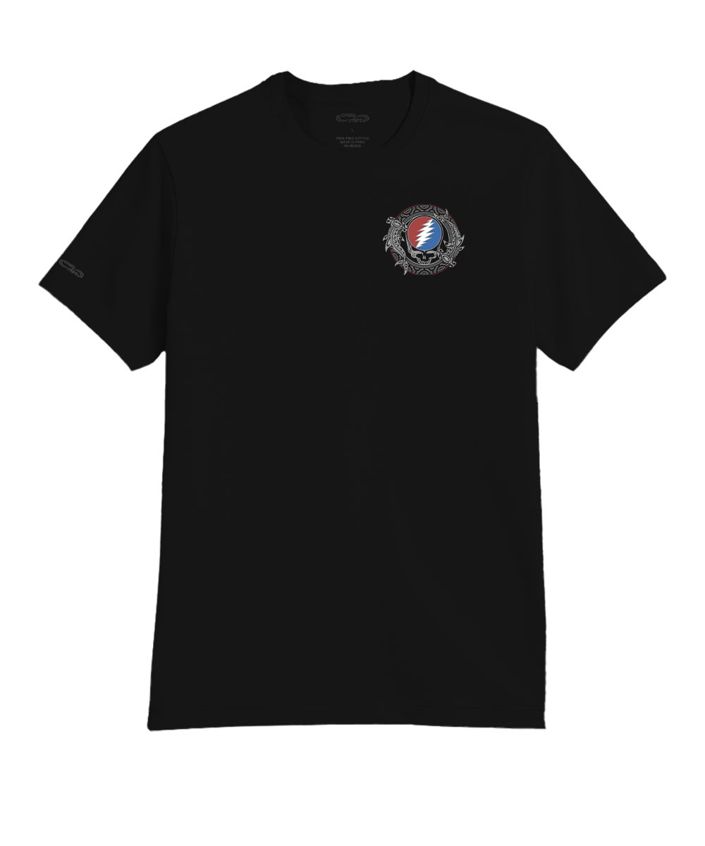 Grateful Dead Hammerheads - Jet Black Short Sleeve Pima T-Shirt