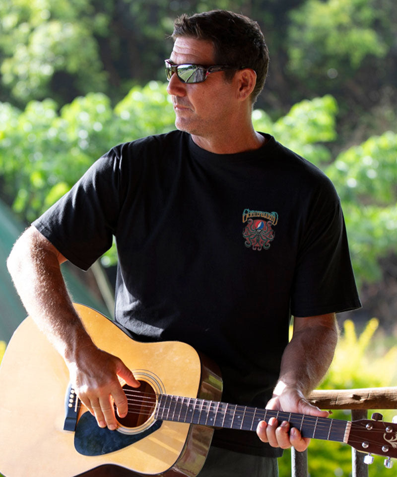 Grateful Dead Kraken - Black Short Sleeve Crewneck T-Shirt