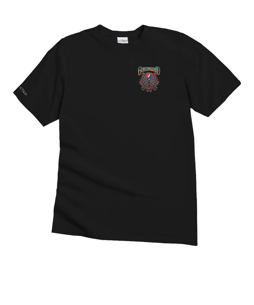 Grateful Dead Kraken - Black Short Sleeve Crewneck T-Shirt