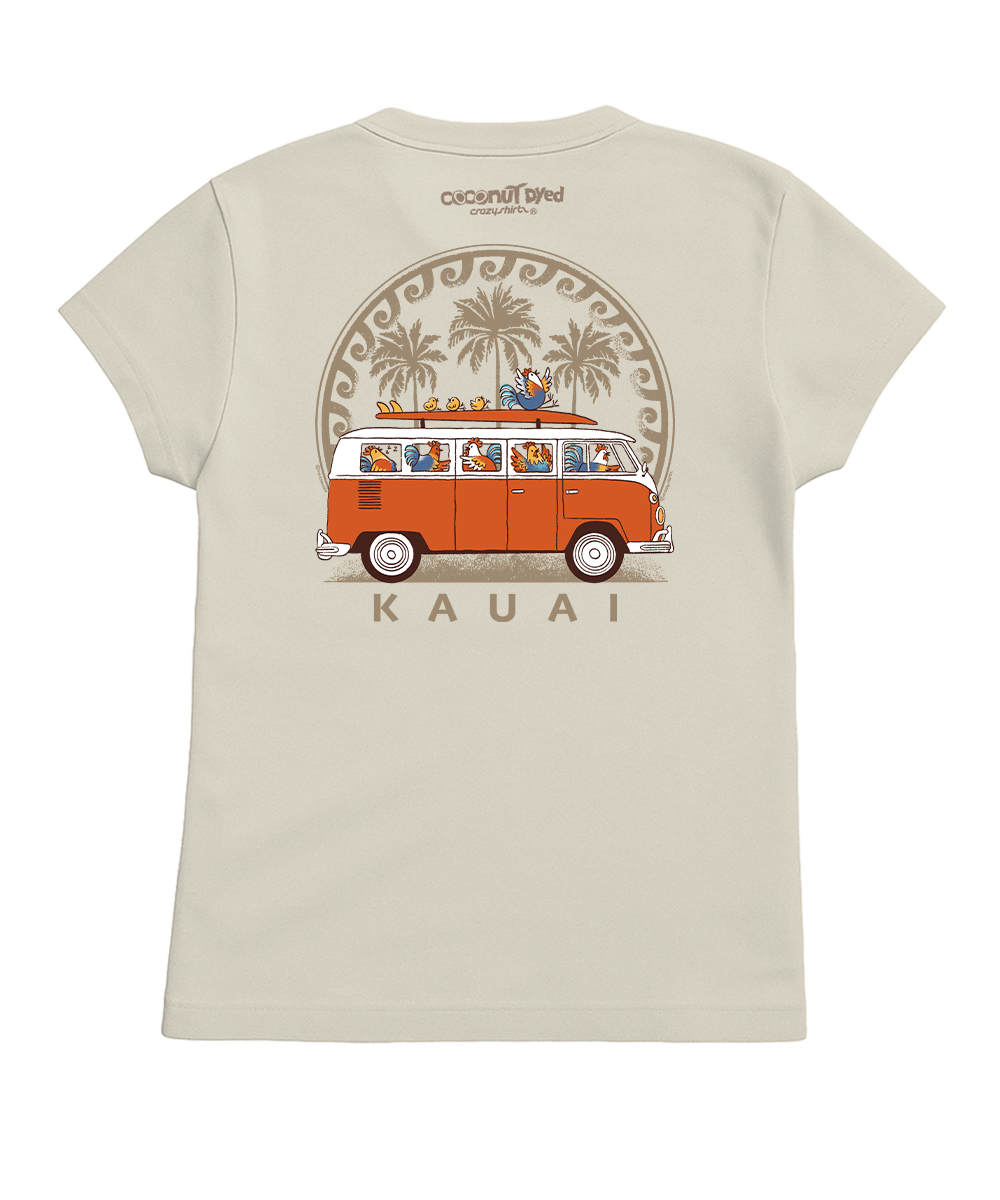 Volkswagen Chicken Van - Coconut Dyed Short Sleeve Crewneck T-Shirt