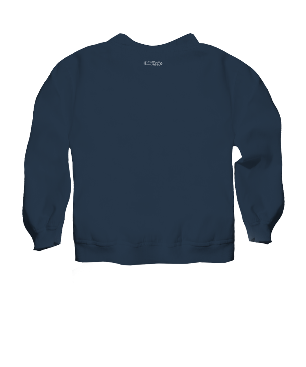Moose Sighting - Navy Long Sleeve Lightweight Pullover
