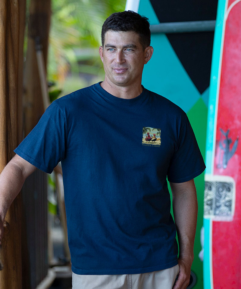 Kailua Mokes - Navy Short Sleeve Crewneck T-Shirt