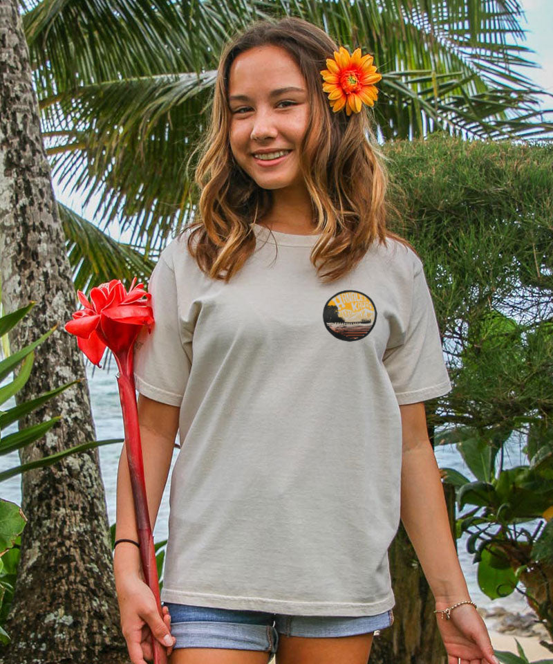 Hanalei Dream - Coconut Dyed Short Sleeve Crewneck T-Shirt