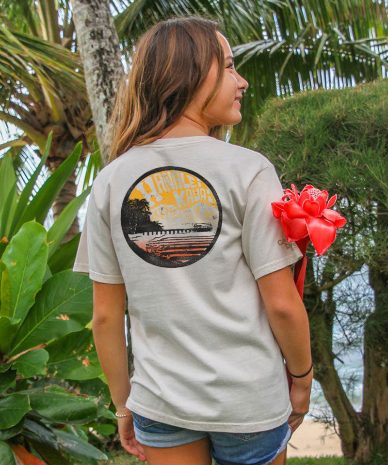 Hanalei Dream - Coconut Dyed Short Sleeve Crewneck T-Shirt