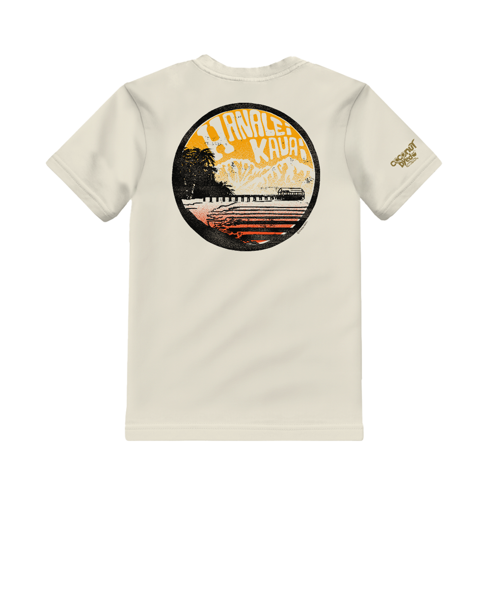 Hanalei Dream - Coconut Dyed Short Sleeve Crewneck T-Shirt