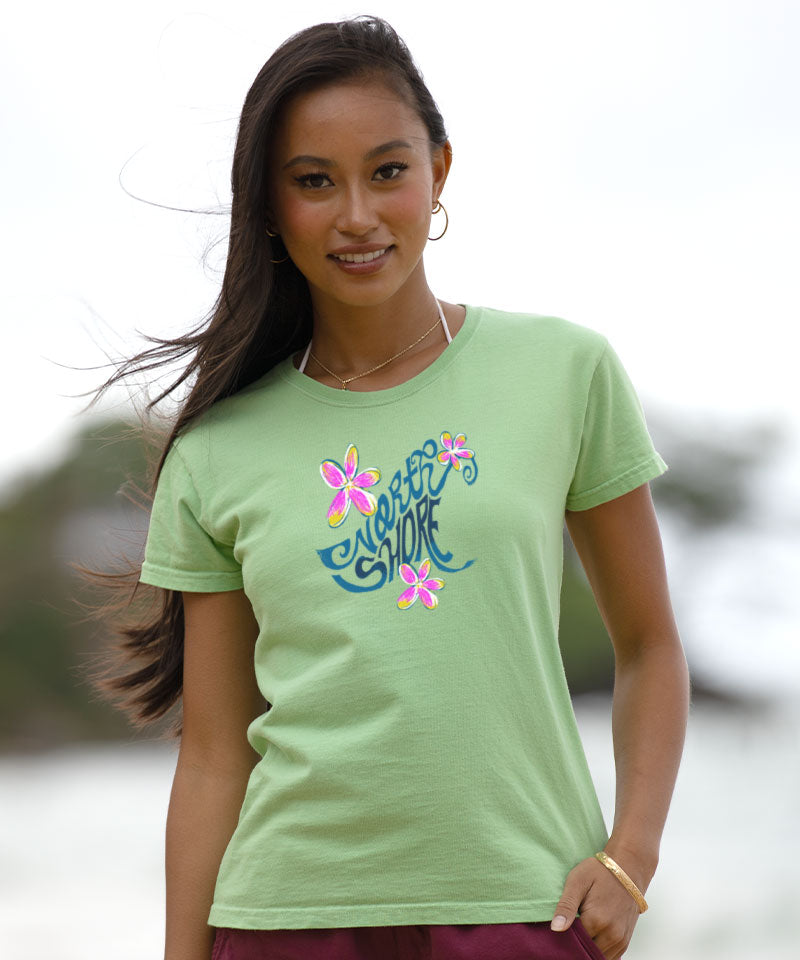 Holo Holo North Shore - Key Lime Dyed Short Sleeve Crewneck T-Shirt