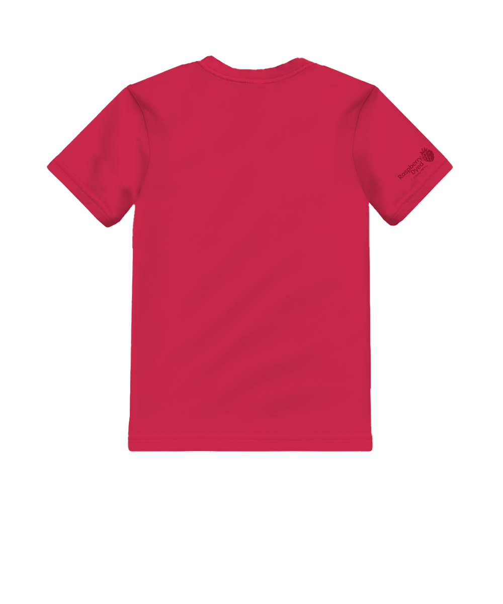 Red t-shirt on a white background View 4