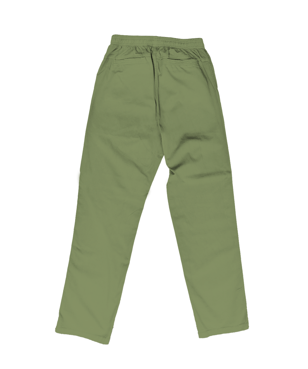 Green pants on a white background View 4
