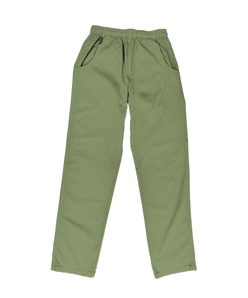 Green pants on a white background View 1