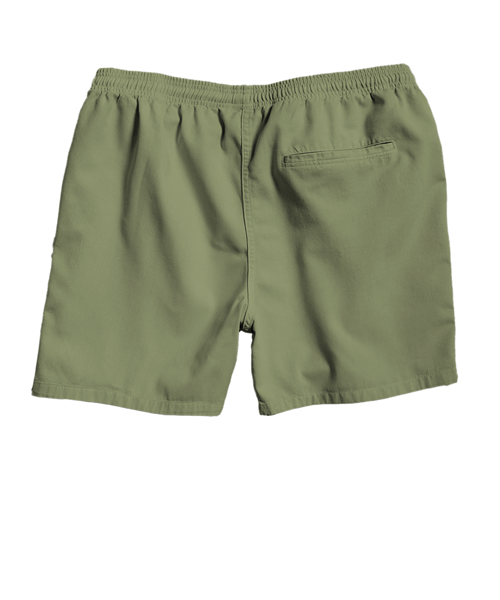 Green shorts on a white background View 4