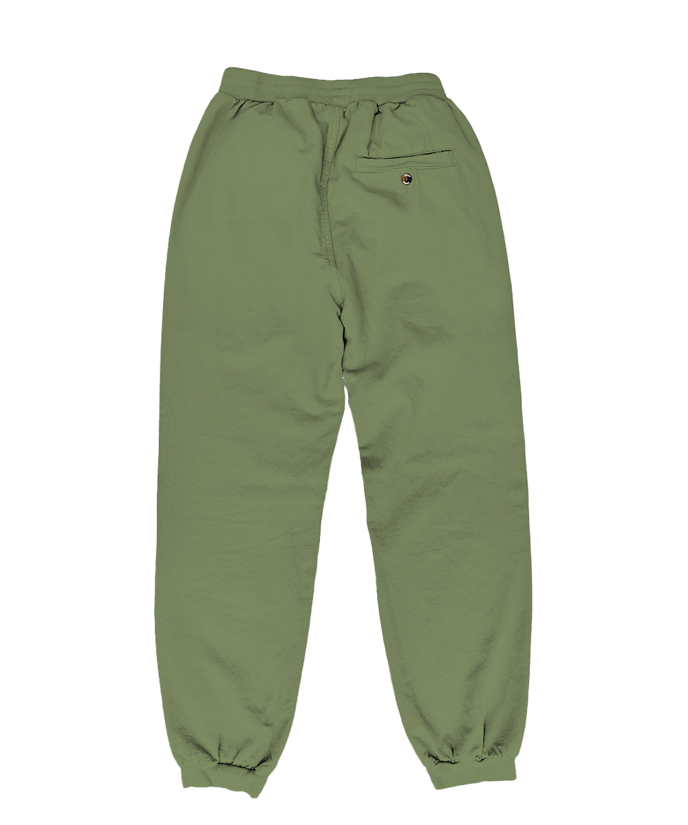 Green pants on a white background View 4