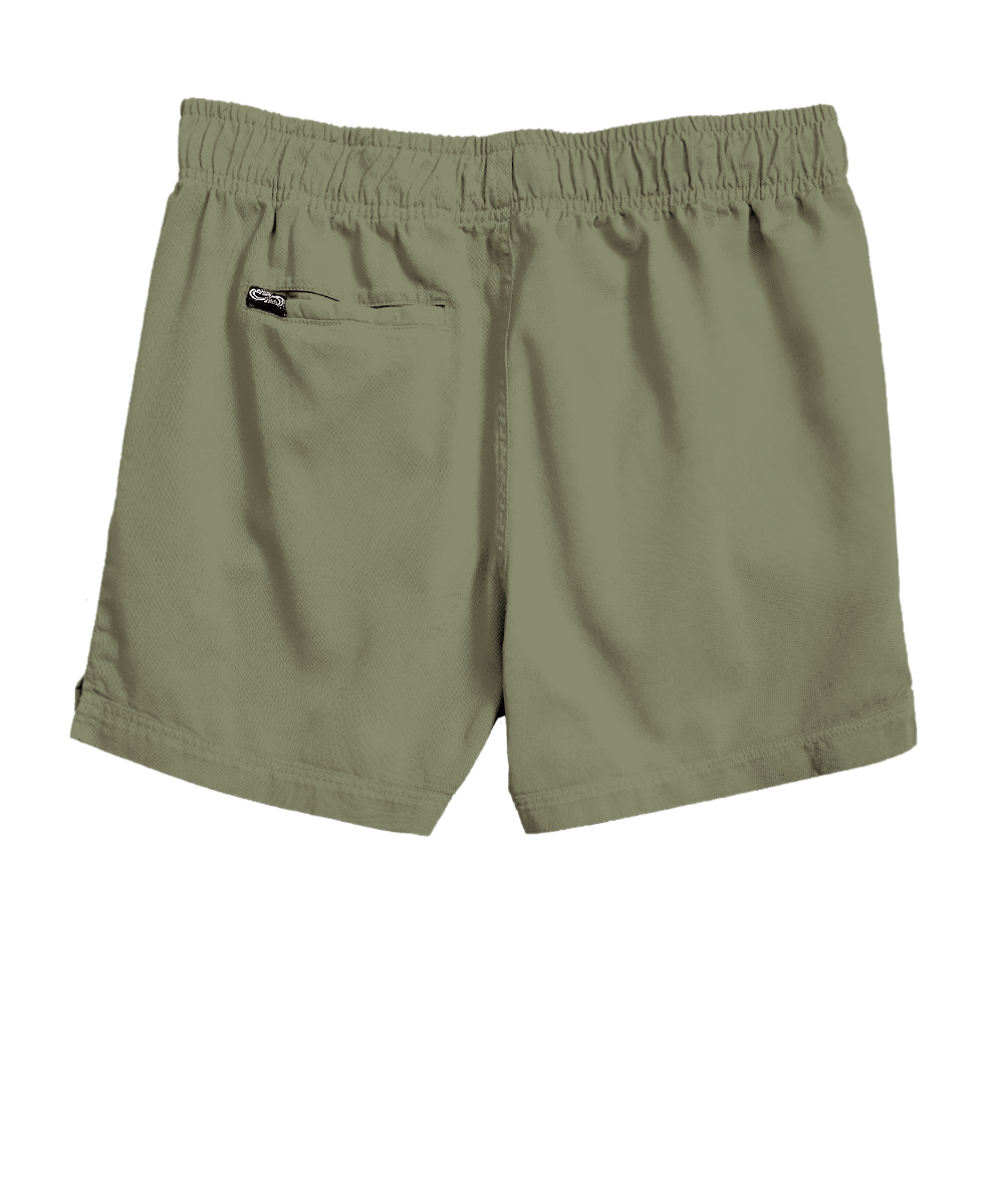 Sage Green Shoreline Twill Shorts