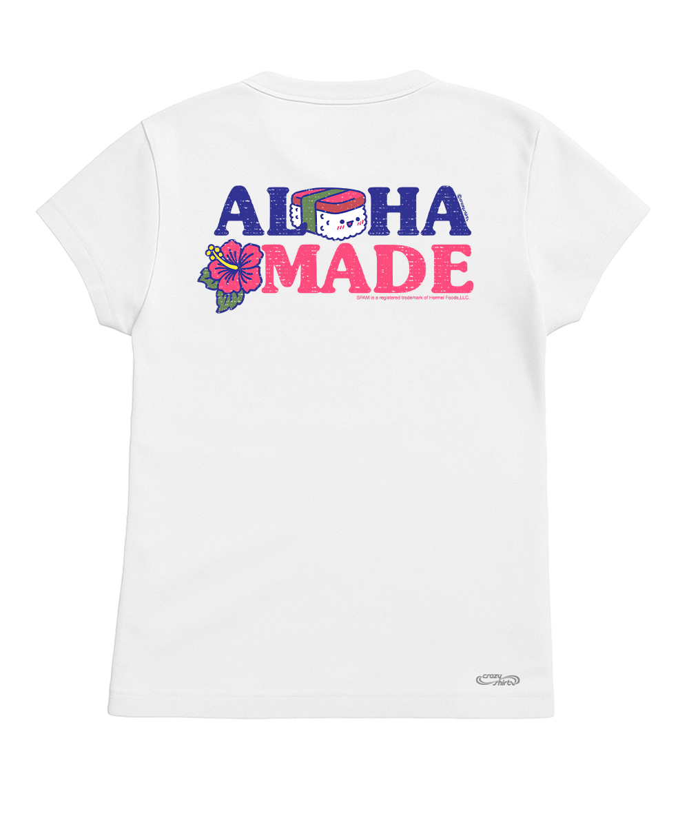 SPAM¬Æ Brand Aloha Made Musubi - White Short Sleeve Crewneck T-Shirt