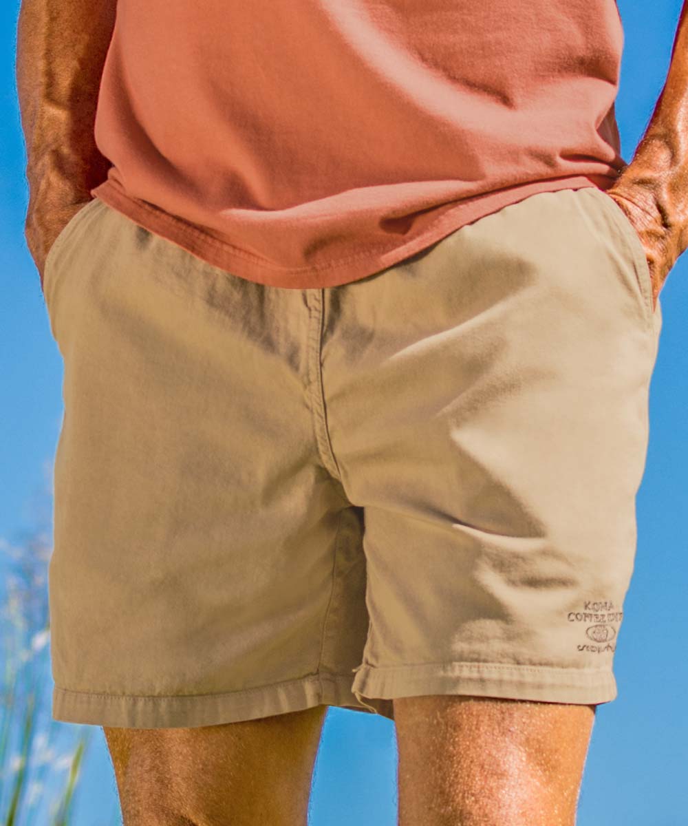 Kona Coffee Dyed Crazyshorts® Twill Shorts