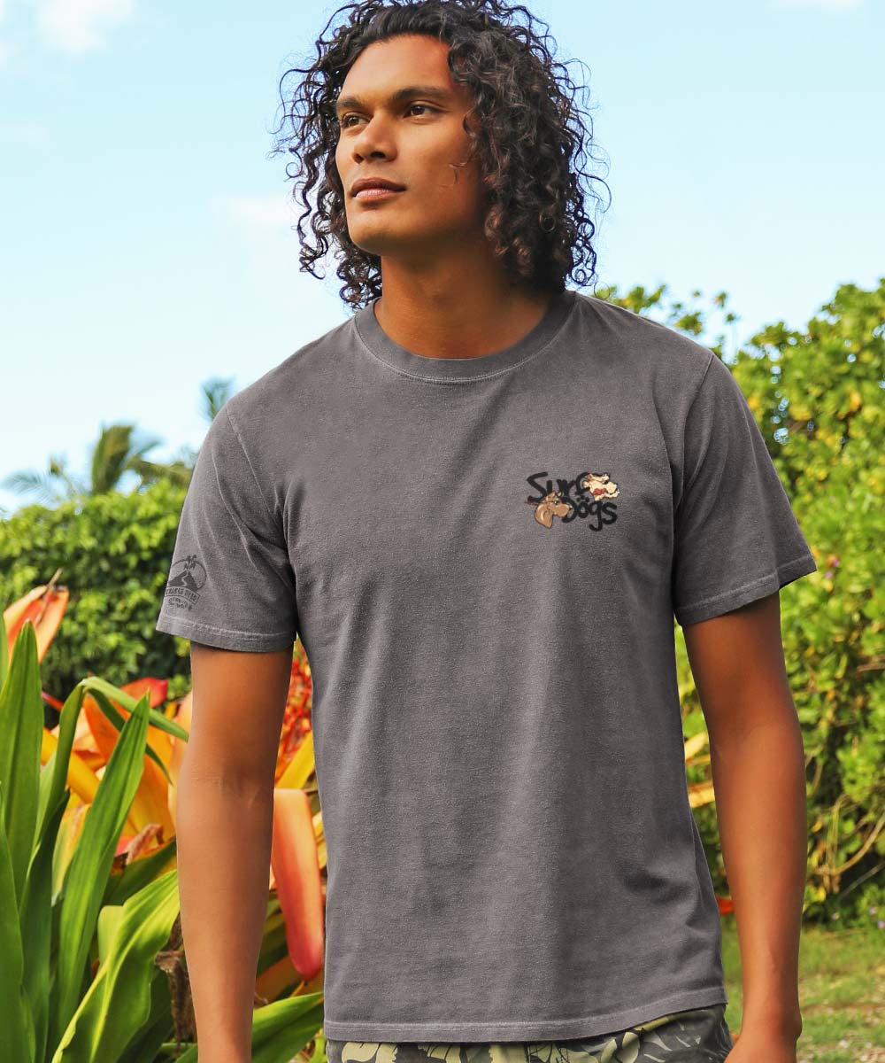 Bad Surf Dogs - Crater Dyed« Short Sleeve Crewneck T-Shirt