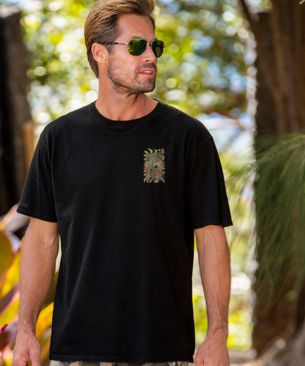 Dragon Force - Black Short Sleeve Crewneck T-Shirt