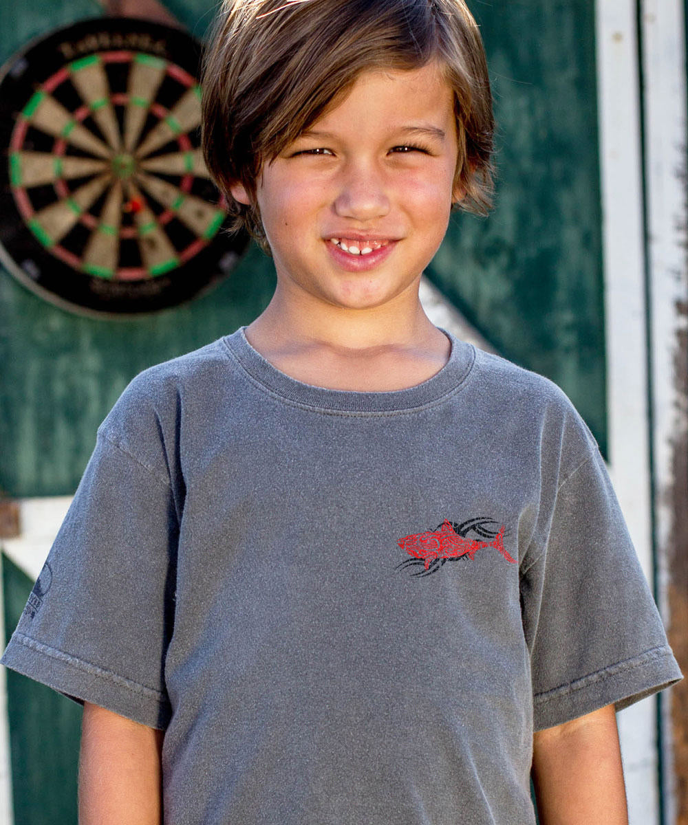 Red Shark - Crater Dyed® Short Sleeve Crewneck T-Shirt