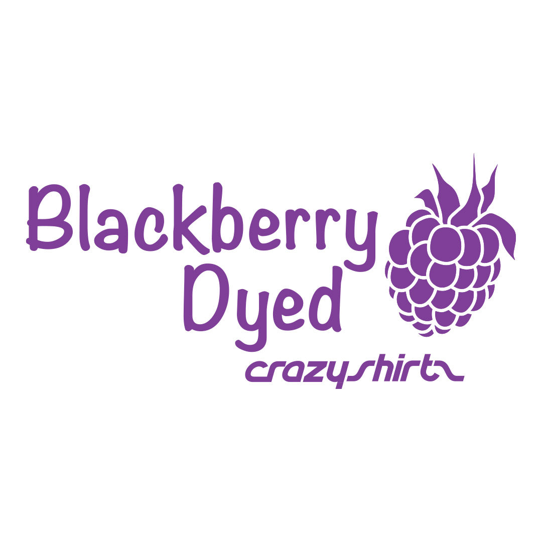 Crazy Shirts Blackberry Dyed Apparel Logo