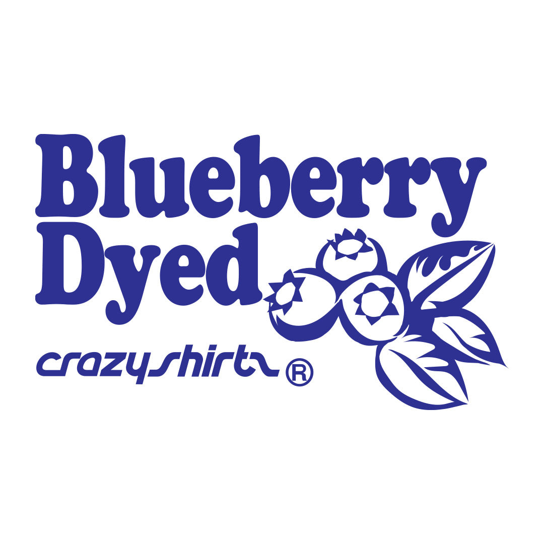 Crazy Shirts Blueberry Dyed Apparel Logo