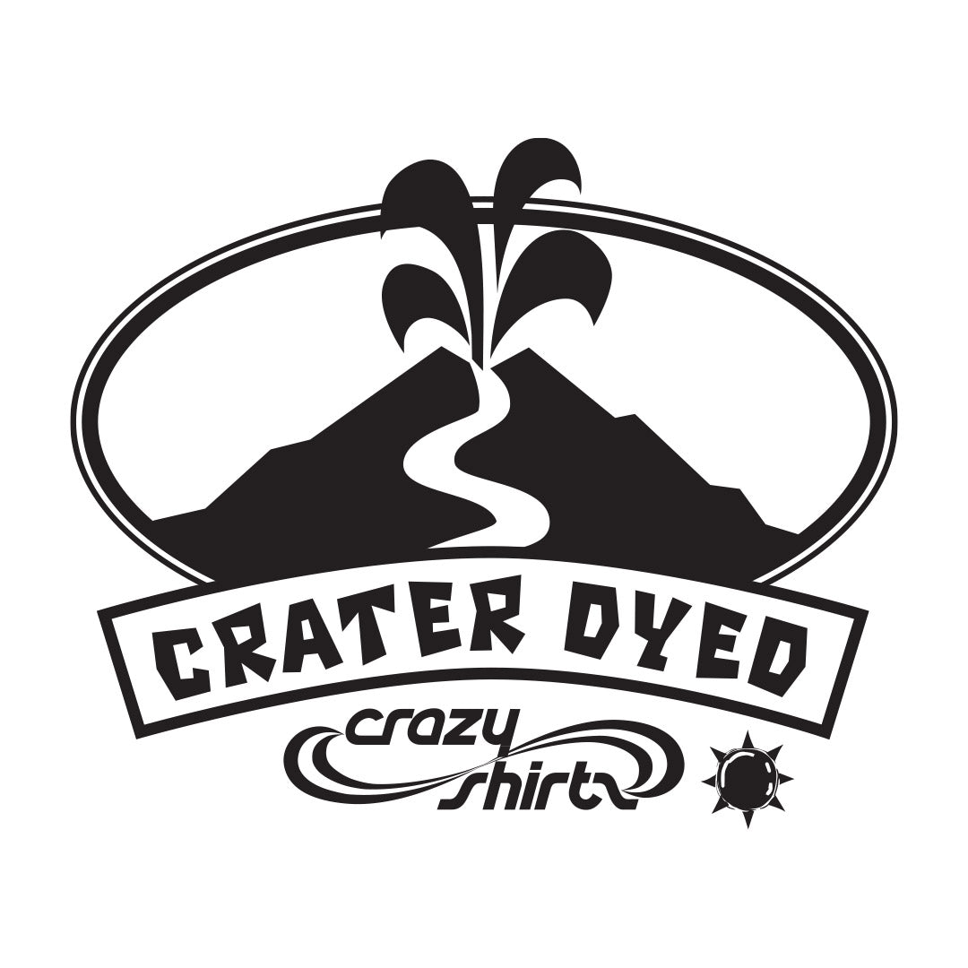 Crazy Shirts Crater Dyed® Apparel Logo
