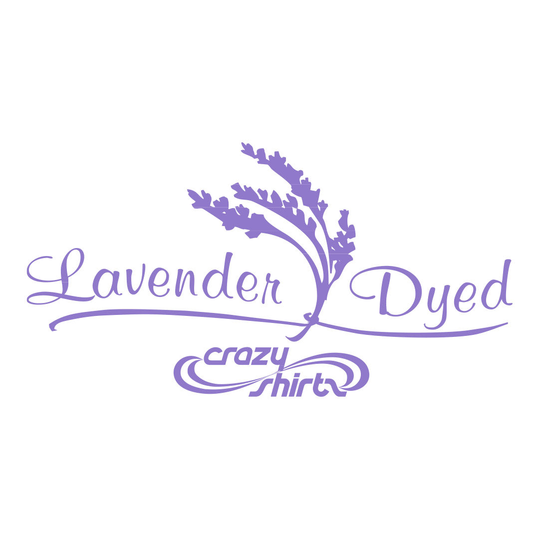 Crazy Shirts Lavender Dyed Apparel Logo