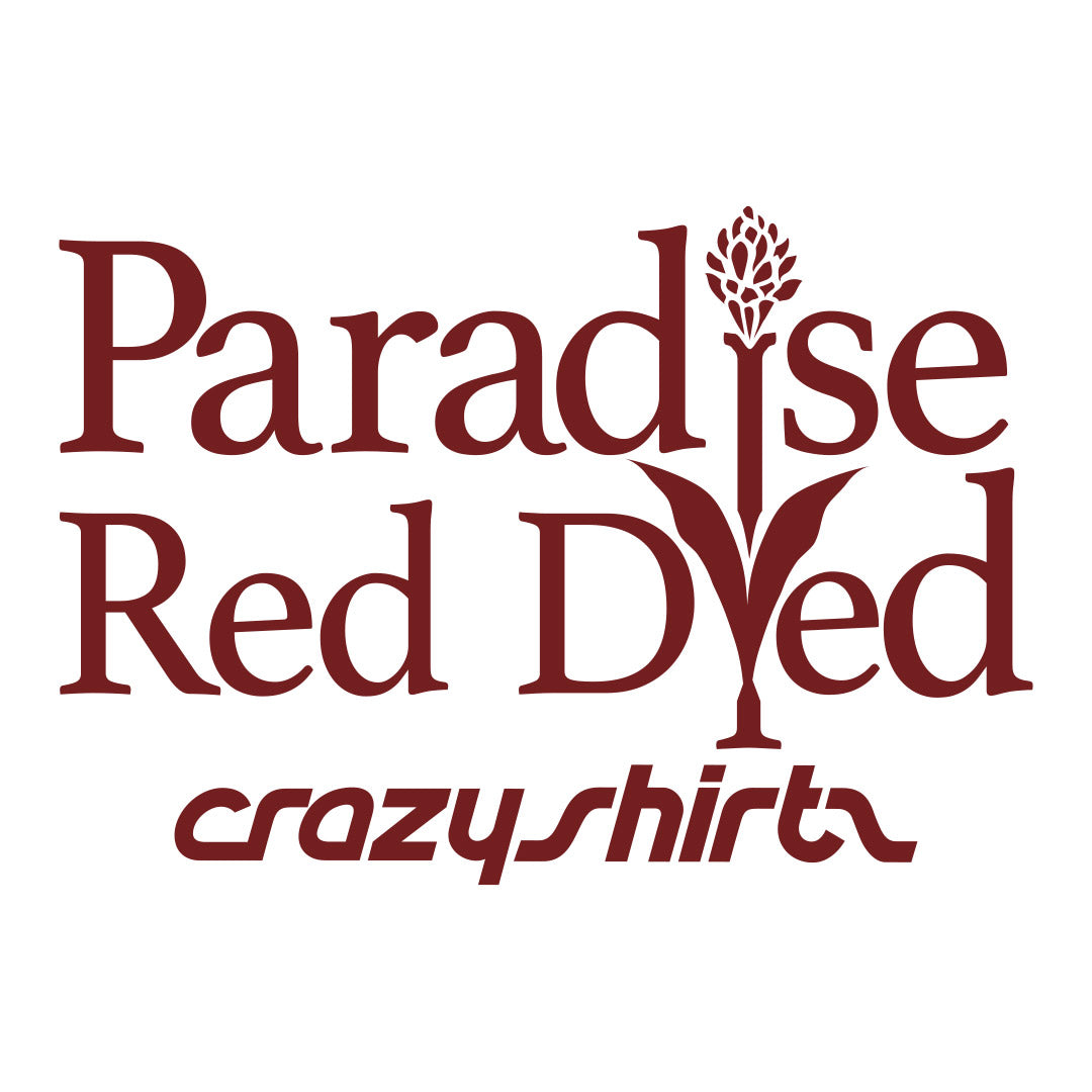 Crazy Shirts Paradise Red Dyed Apparel Logo