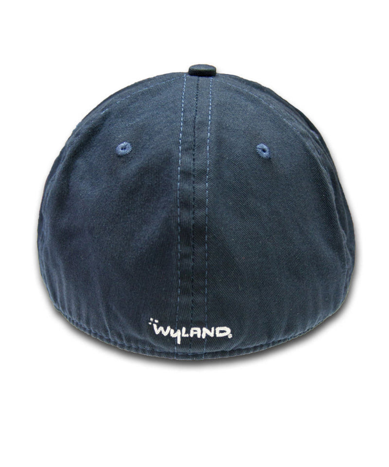 Wyland&reg; Logo - Navy Fitted Twill Hat