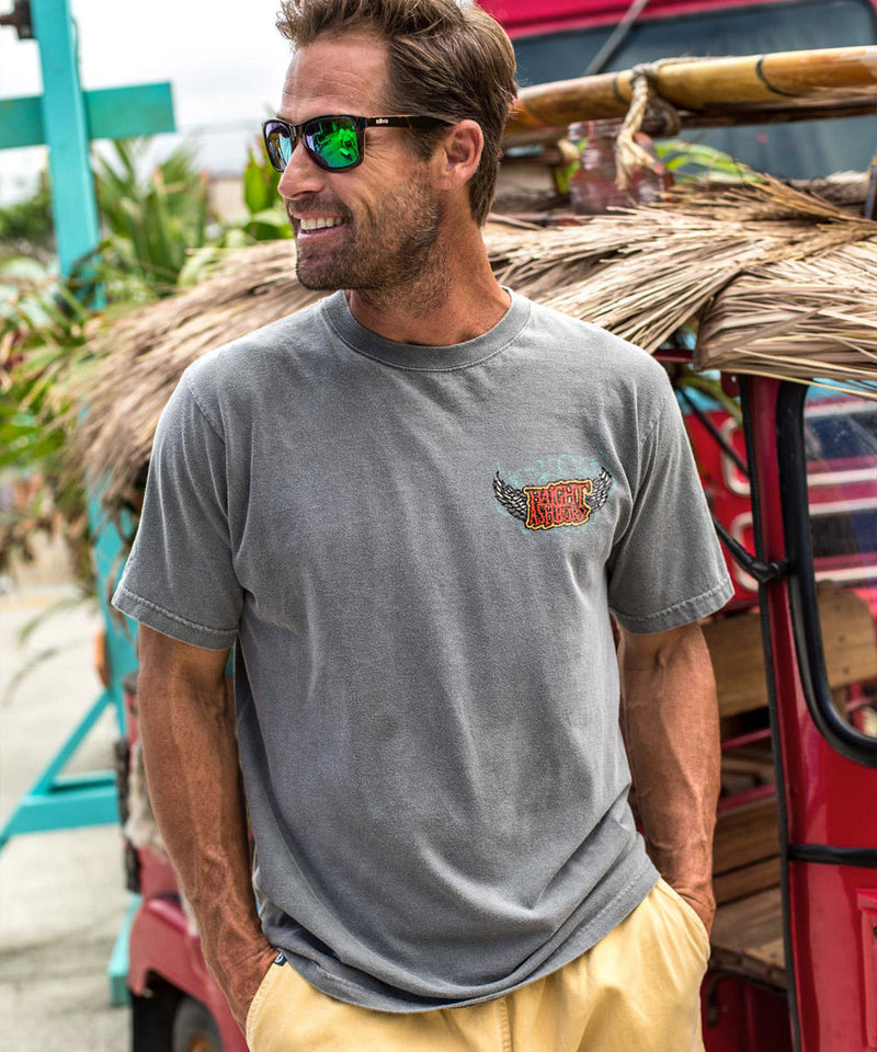 Trip To Haight Ashbury - Crater Dyed® Short Sleeve Crewneck T-Shirt