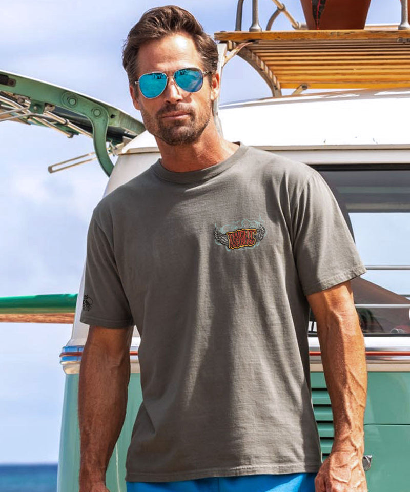 Trip To Haight Ashbury - Crater Dyed® Short Sleeve Crewneck T-Shirt