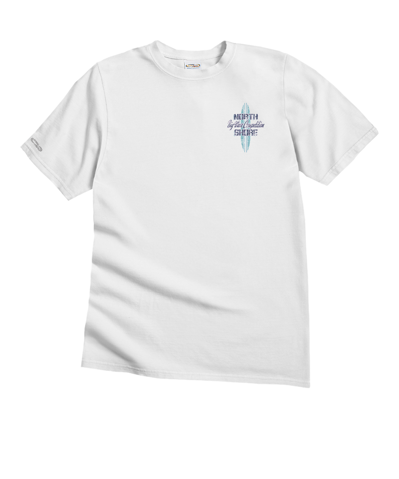 Surf Competition - White Short Sleeve Crewneck T-Shirt