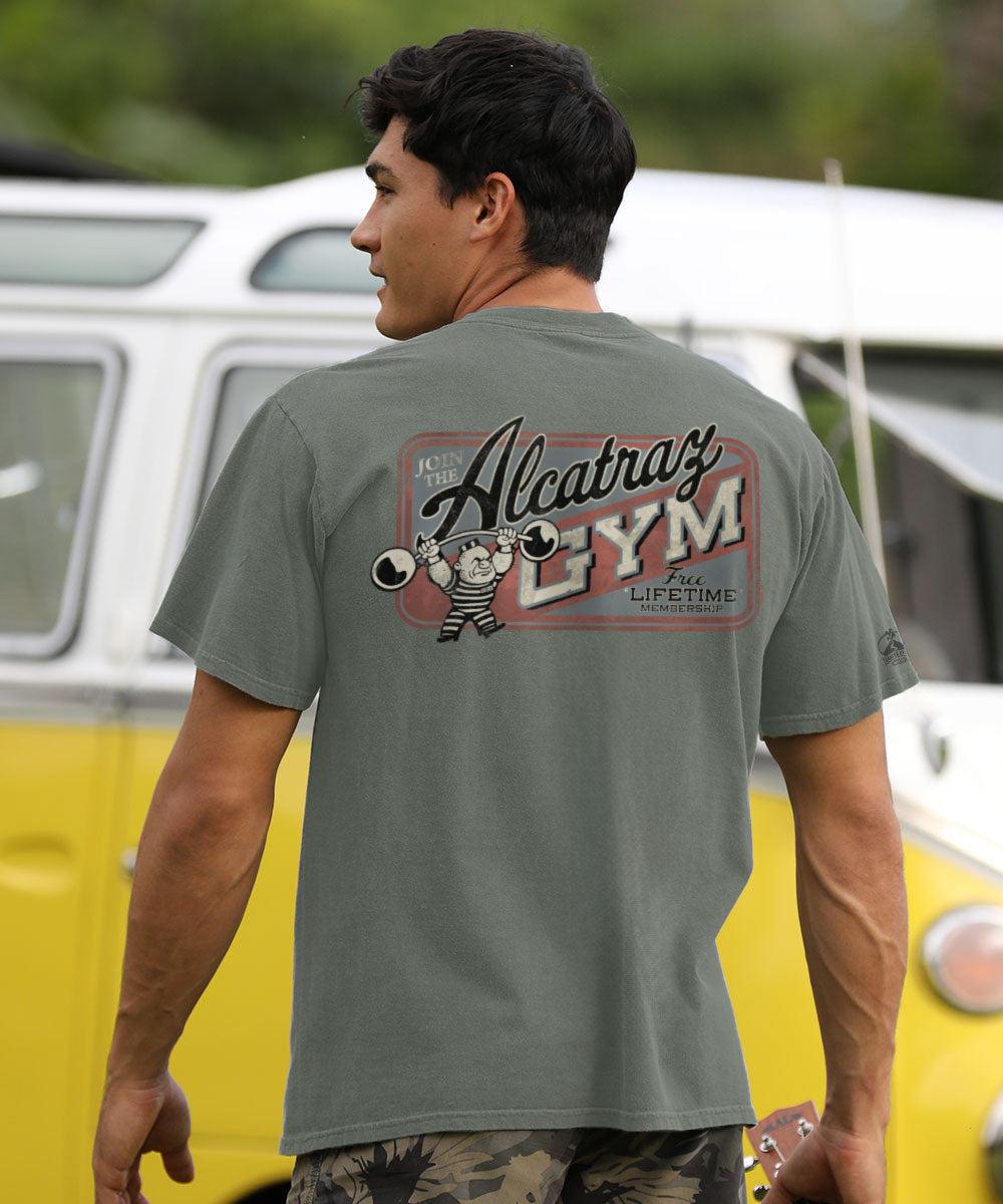 Alcatraz Gym - Crater Dyed® Short Sleeve Crewneck T-Shirt