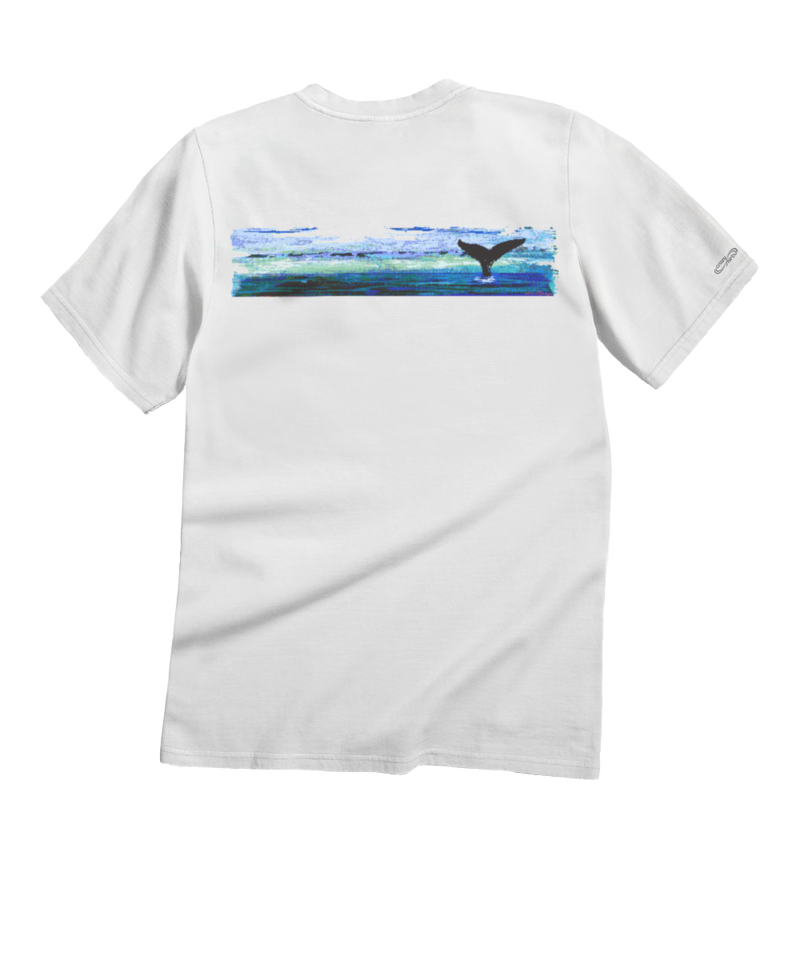 Into Blue - White Short Sleeve Crewneck T-Shirt