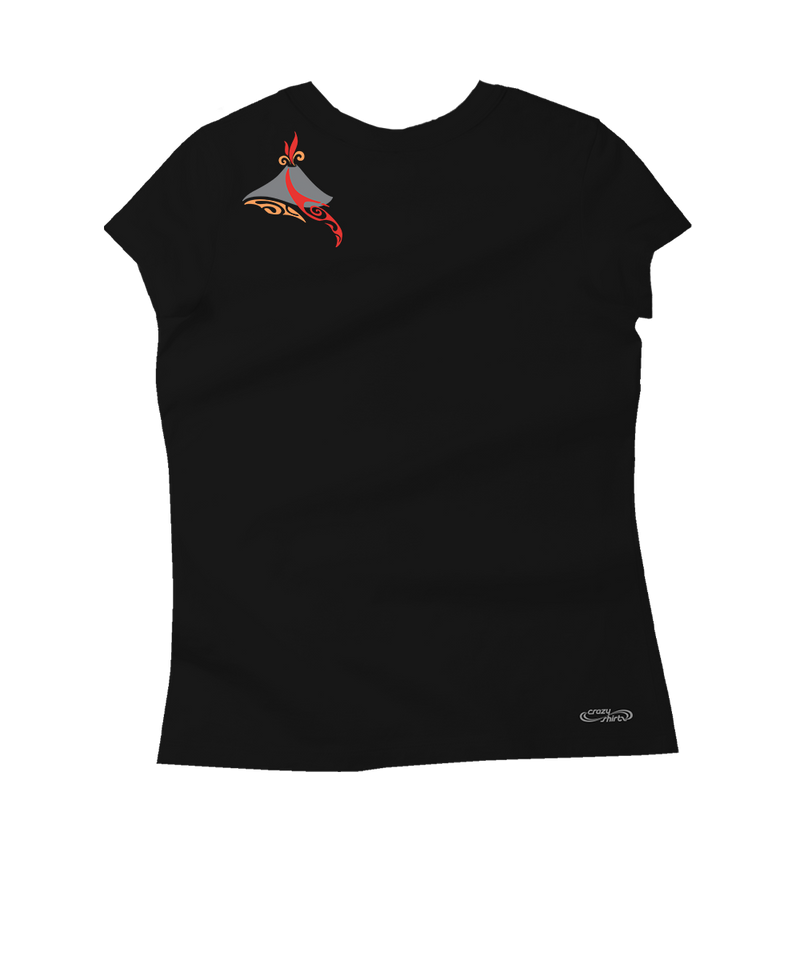 Lava Tribal - Jet Black Short Sleeve Pima T-Shirt
