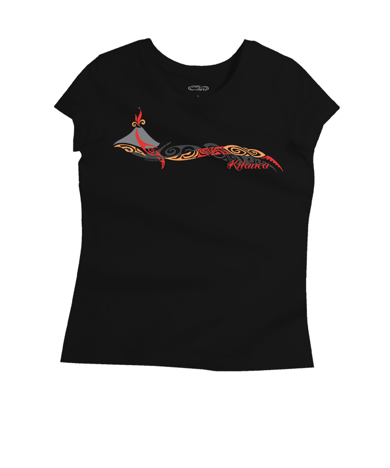 Lava Tribal - Jet Black Short Sleeve Pima T-Shirt