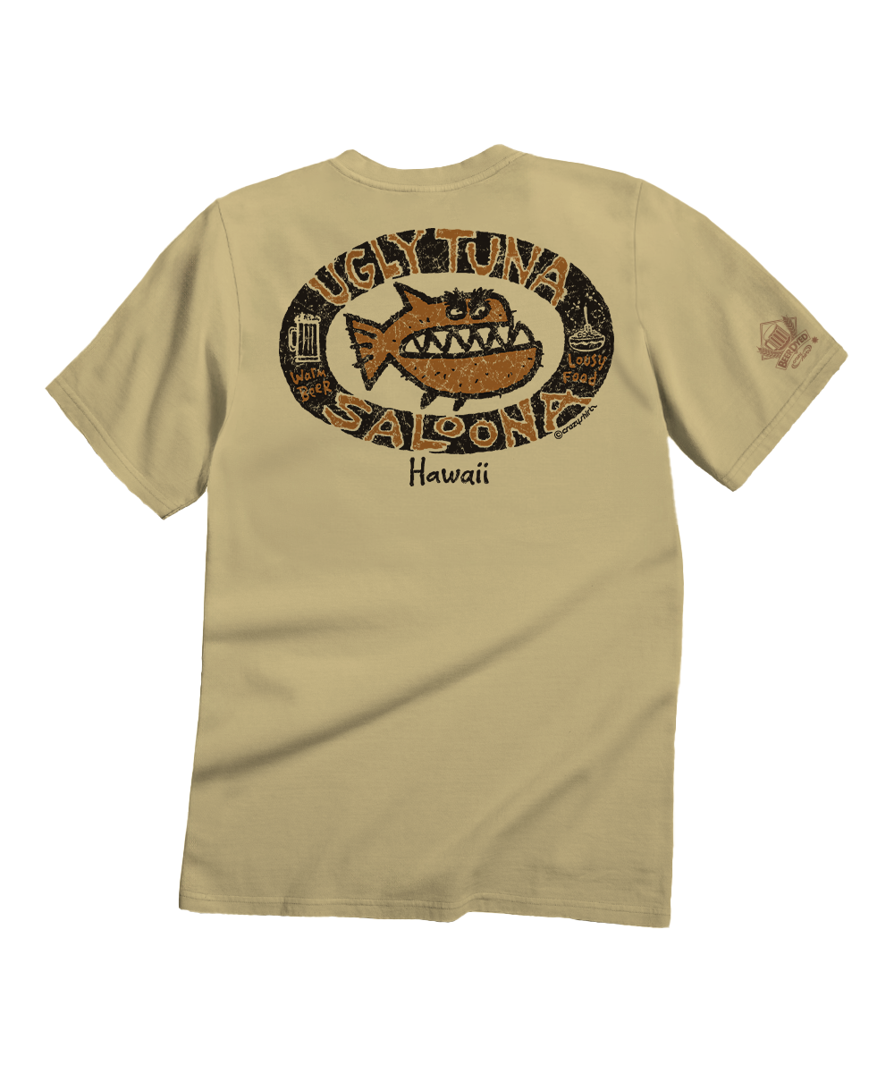 Ugly Tuna Saloona - Beer Dyed Short Sleeve Crewneck T-Shirt