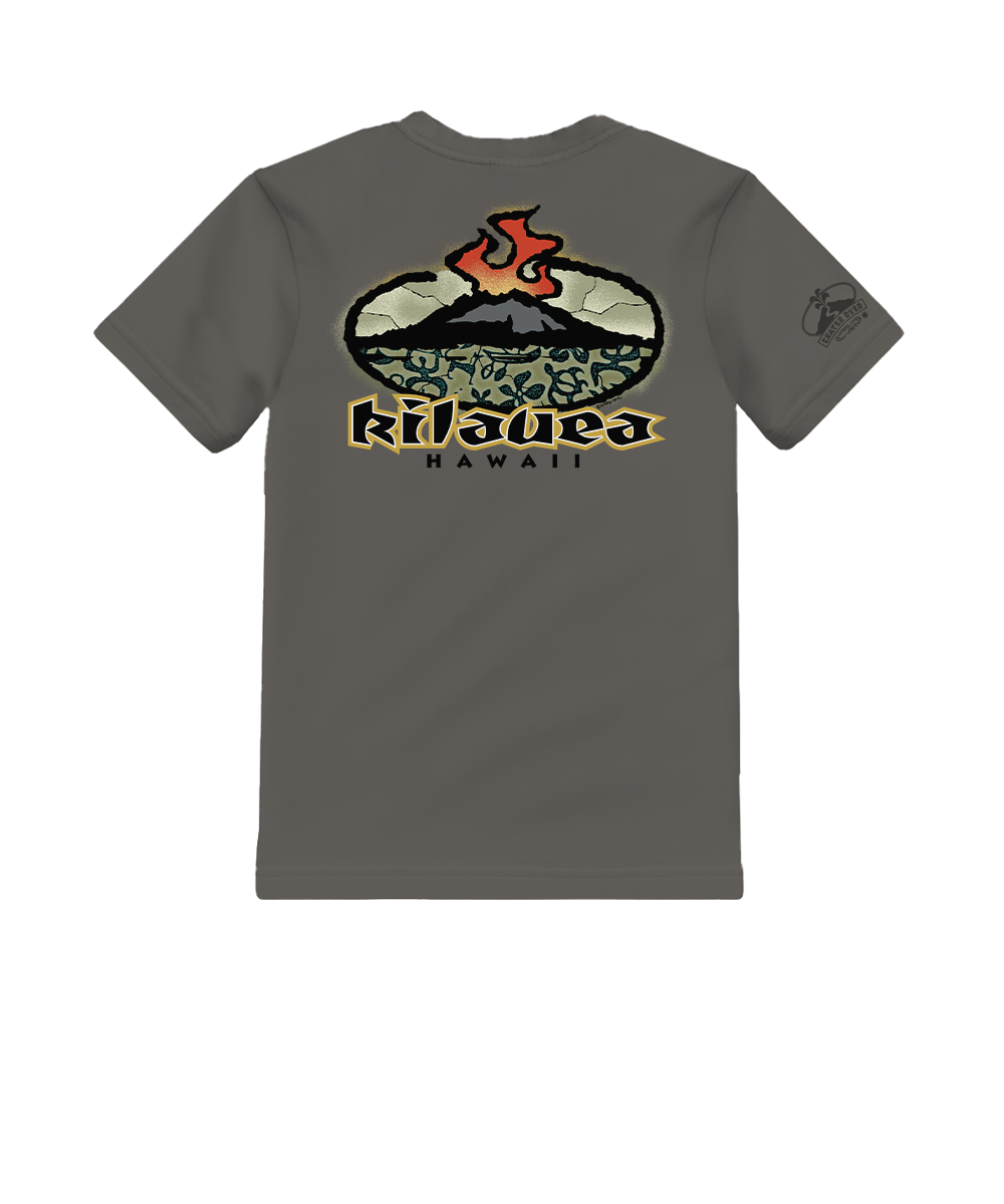 ★YESEYESEE★ Volcanic Eruption Tee Charcoal YS251TTSST12CHA yeseyesee Volcanic Eruption Tee - Charcoal | International Store