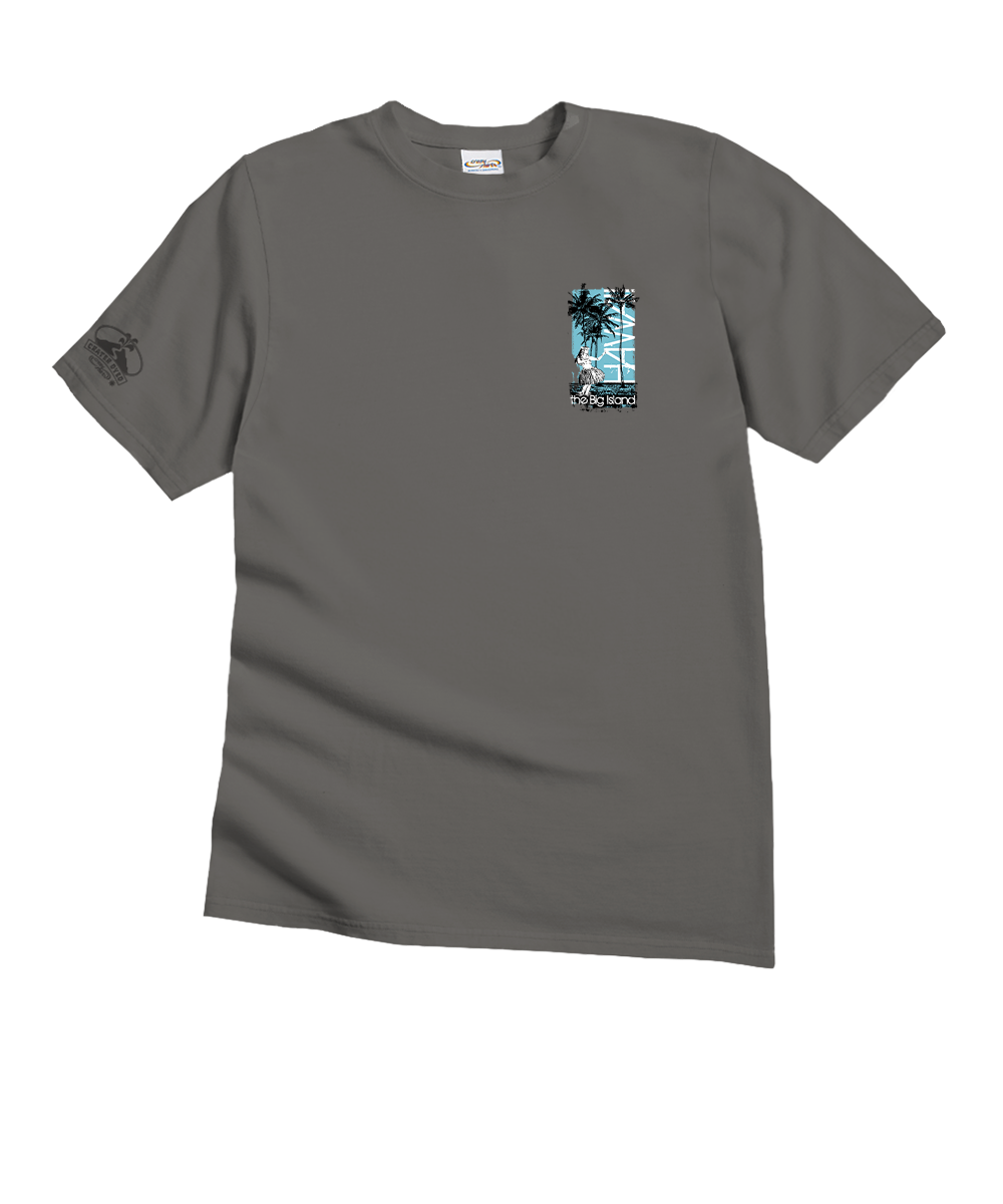 Big Island Collage - Crater Dyed® Short Sleeve Crewneck T-Shirt