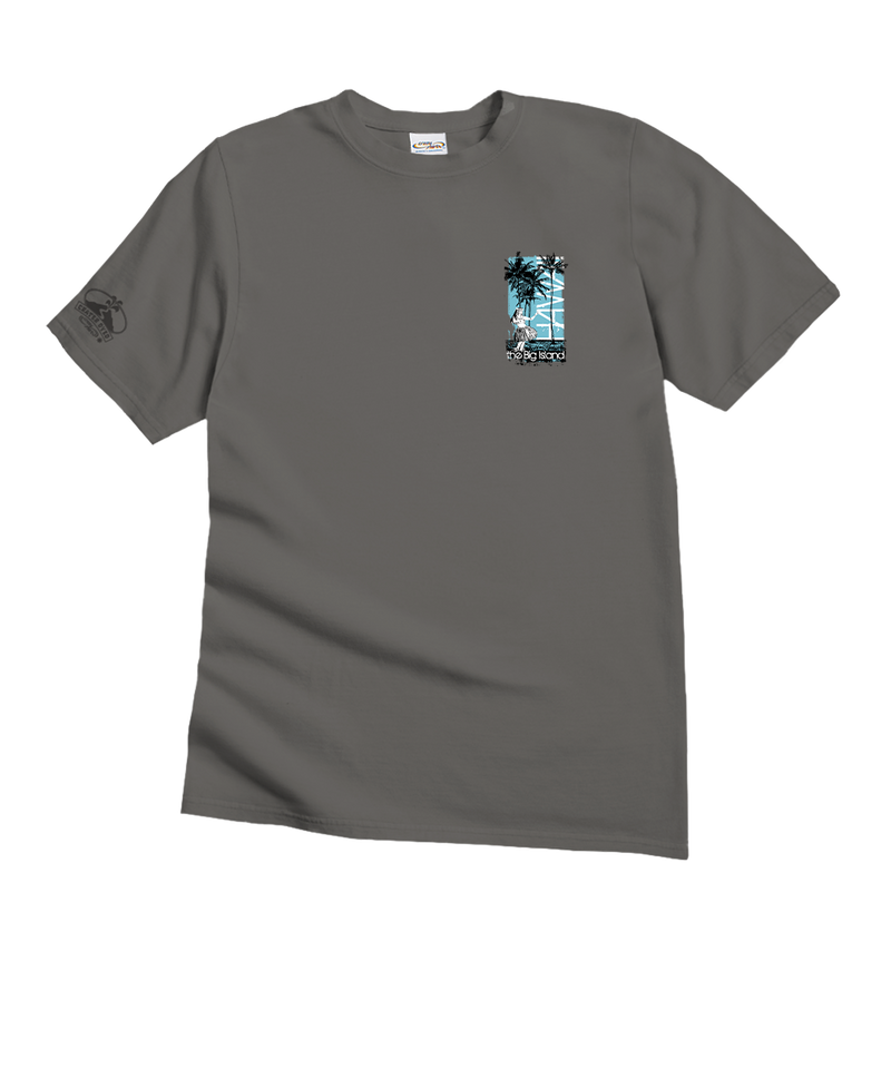 Big Island Collage - Crater Dyed® Short Sleeve Crewneck T-Shirt